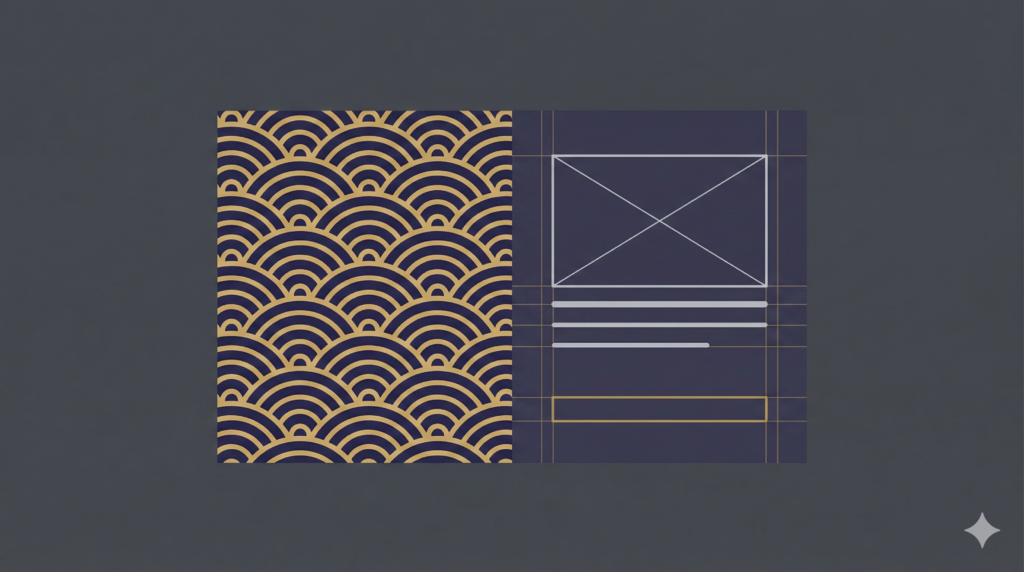 和柄をUIデザインに活かす｜白銀比と伝統色でつくる「静寂」のロジック