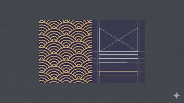 和柄をUIデザインに活かす｜白銀比と伝統色でつくる「静寂」のロジック