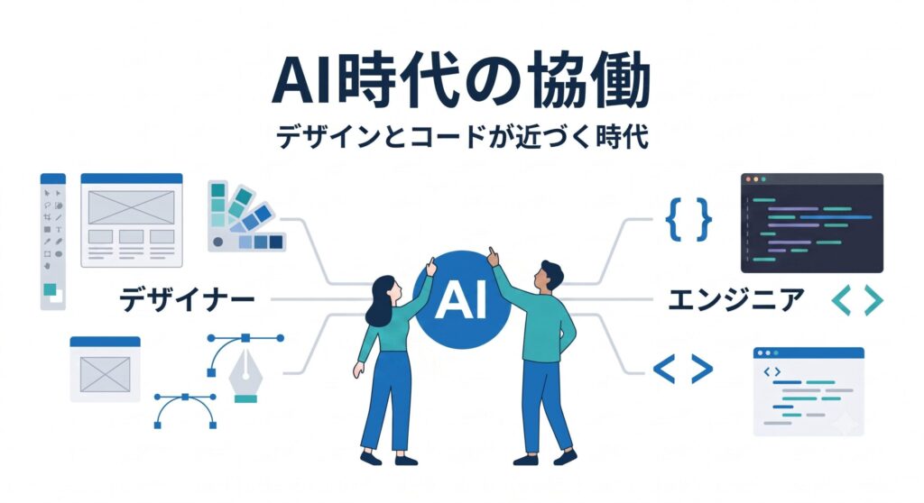 AI時代におけるデザイナーとエンジニアの協働。デザインとコードが近づくことで変わる、私たちのマインドセット