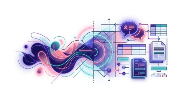 【デザイン言語化】ビジュアルからロジックへ翻訳するプロセスを示すイメージ図