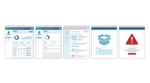 図解：UI Stackを構成する5つの基本状態（理想、一部、読み込み、空、エラー）