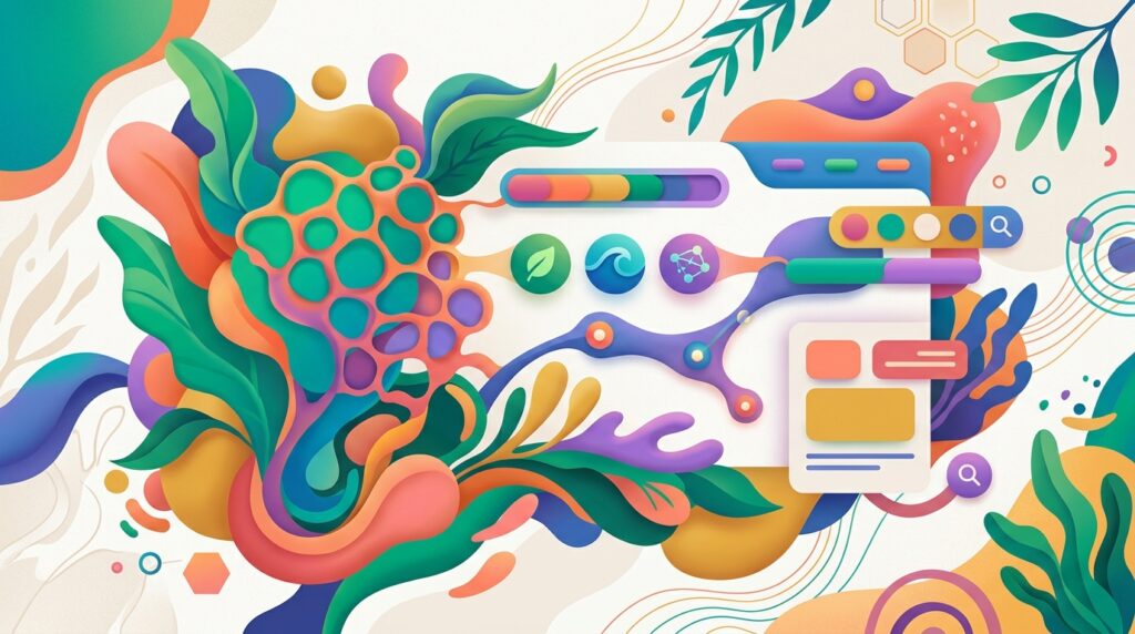【2026年最新】論理的な設計に自然の質感を。UX/UIに「Biophilic 3D Shapes」を実装する実践的アプローチ