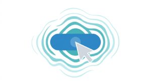 【インタラクティブなフィードバック例】水面の波紋のように広がるホバーエフェクト