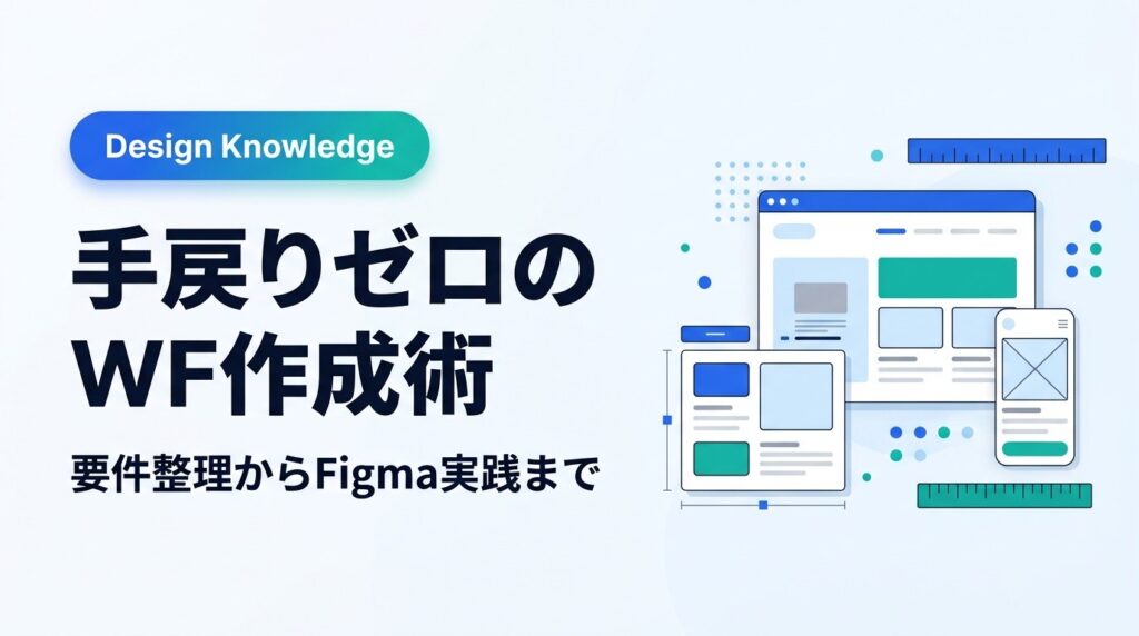 初心者向け！ワイヤーフレームの作り方完全ガイド｜要件整理からFigma手順まで