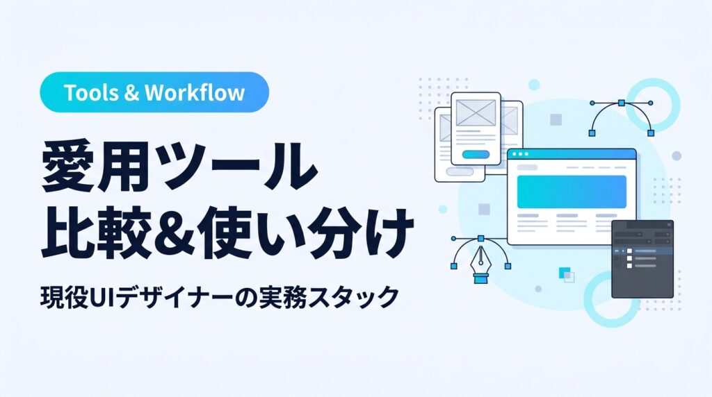 【2026年最新】Figmaだけじゃ足りない？現役UIデザイナーが現場で手放せない愛用ツール4選と使い分け